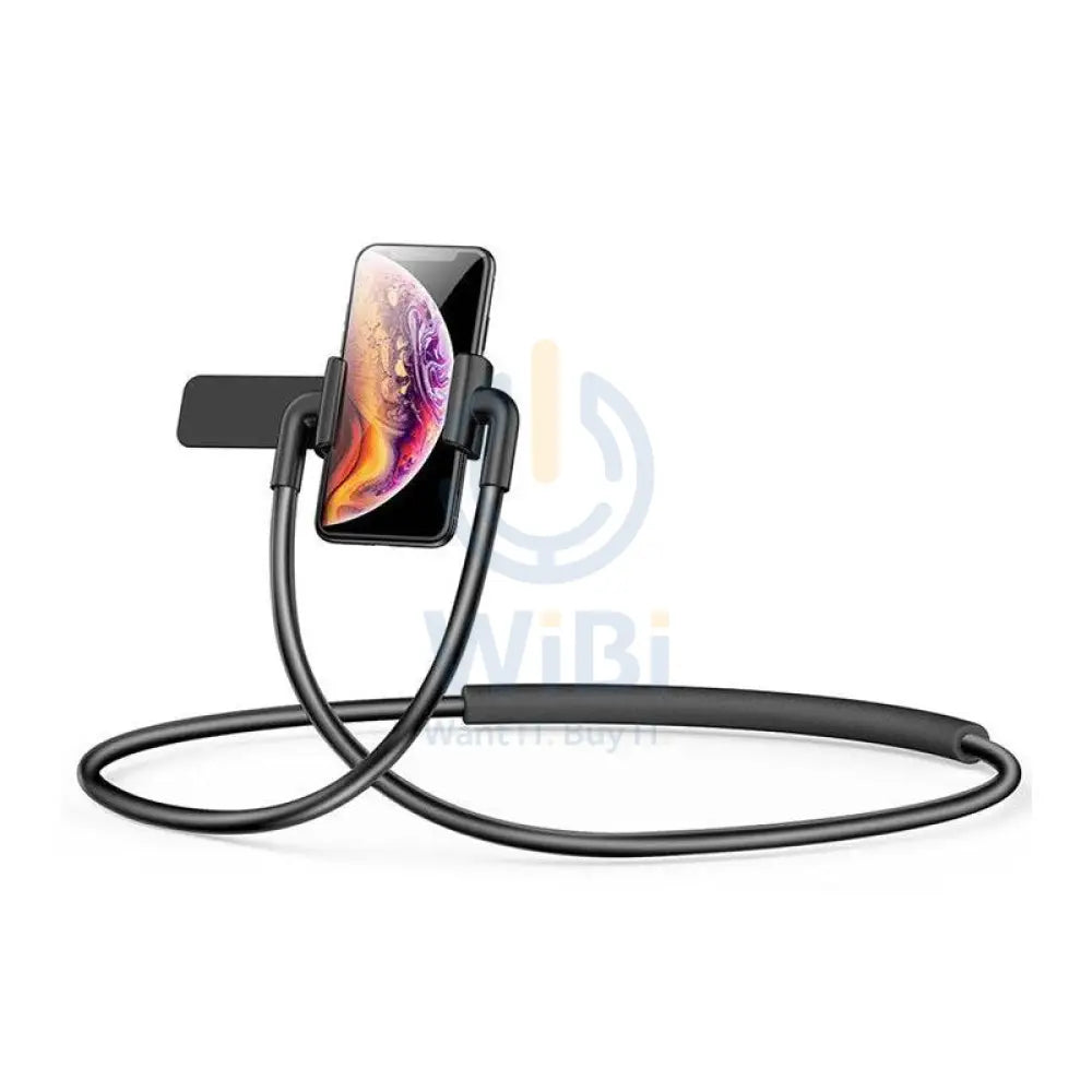 Baseus Flexible Neck Phone Holder Stand - Black