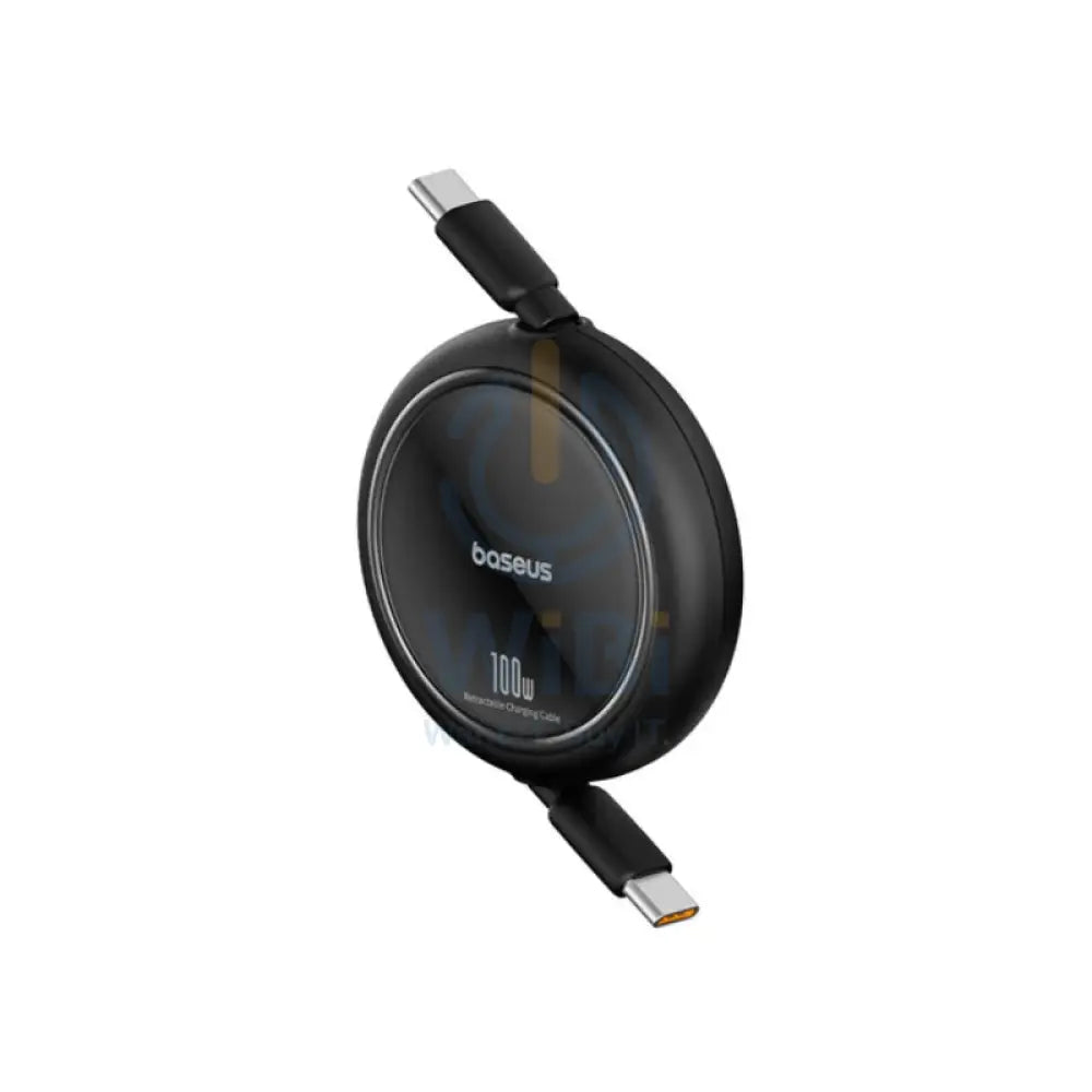 Baseus Free2Draw Mini Retractable Charging Cable - Type-C / 100W / 1 Meter / Cluster Black Accessories > Cables &
