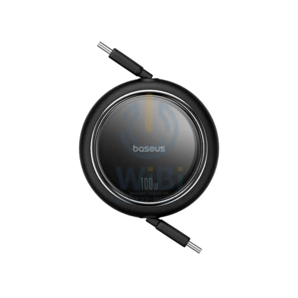 Baseus Free2Draw Mini Retractable Charging Cable - Type-C / 100W / 1 Meter / Cluster Black Accessories > Cables &