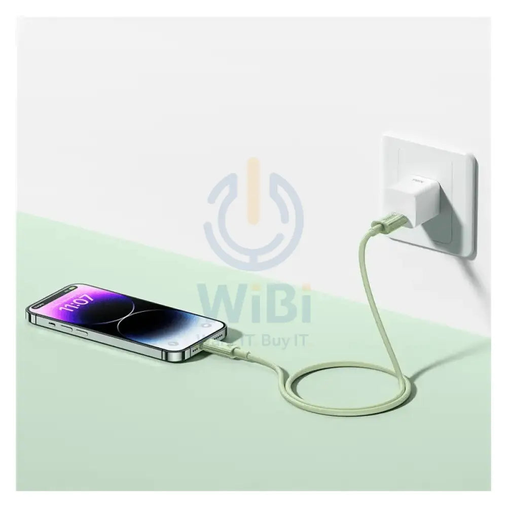Baseus Habitat Series Fast Charging USB-A to Lightning Cable - 1m / Natural Green Accessories > Cables & Converters >