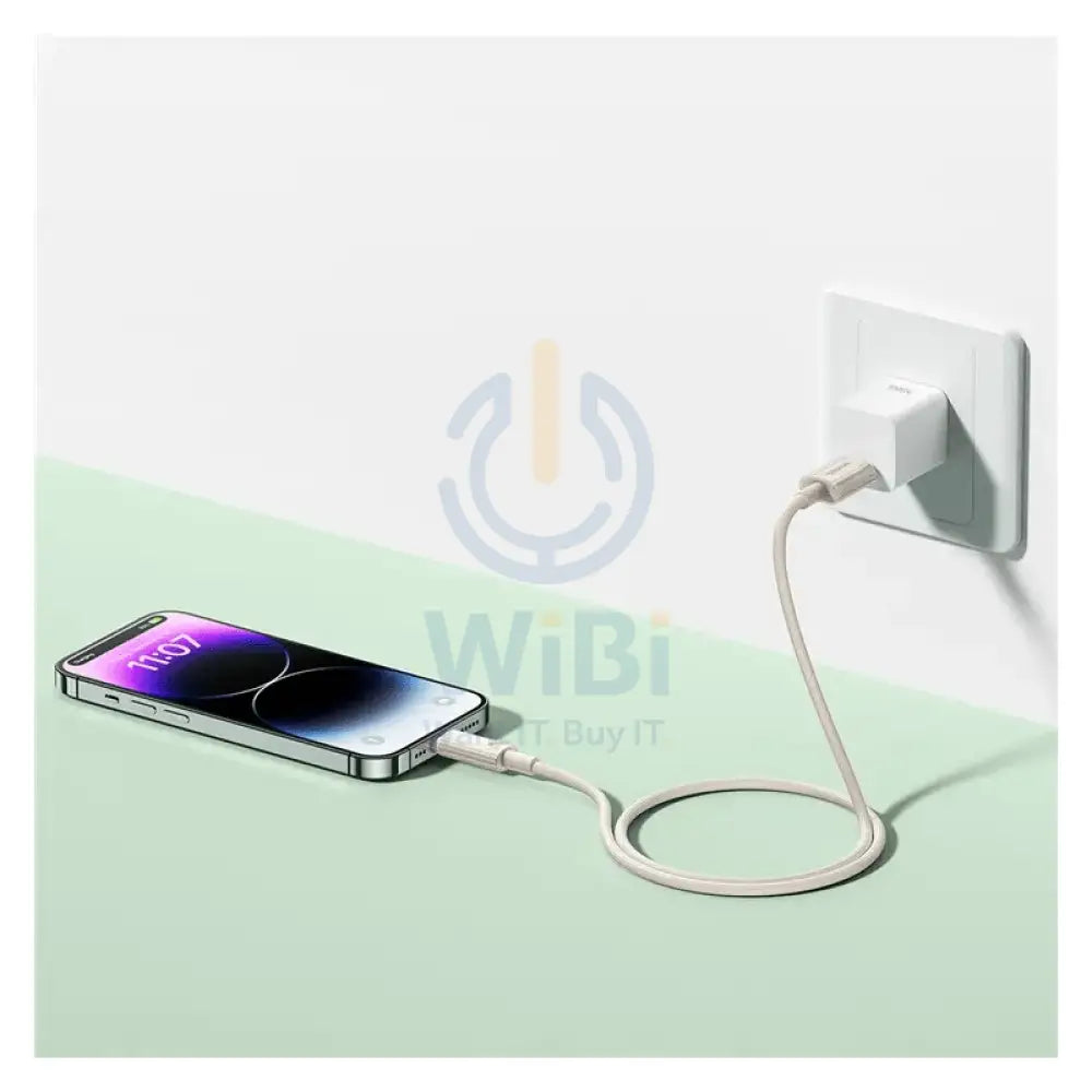 Baseus Habitat Series Fast Charging USB-A to Lightning Cable - 1m / Wheat Pink Accessories > Cables & Converters >