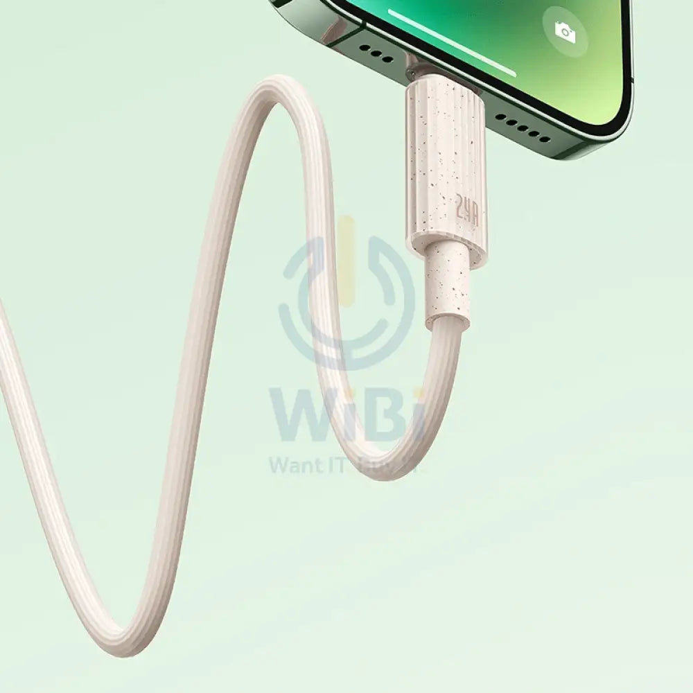Baseus Habitat Series Fast Charging USB-A to Lightning Cable - 2M / Wheat Pink Accessories > Cables & Converters >