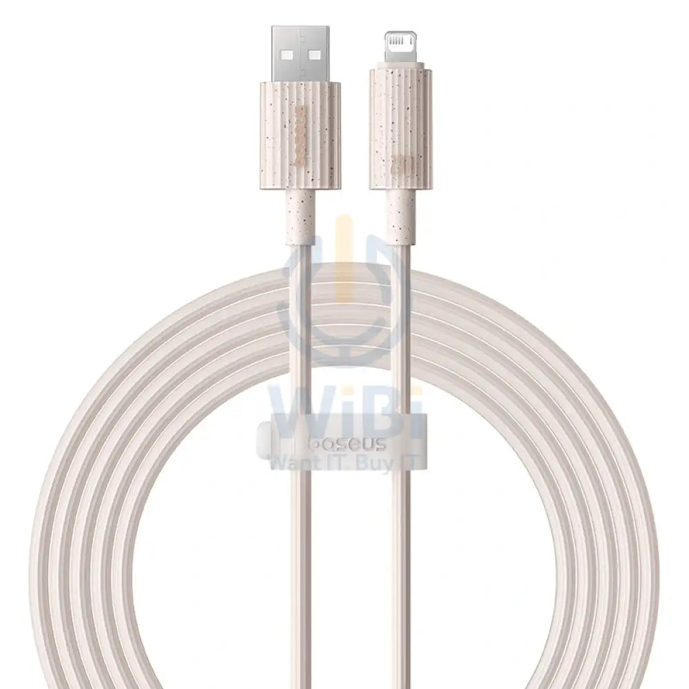 Baseus Habitat Series Fast Charging USB-A to Lightning Cable - 2M / Wheat Pink Accessories > Cables & Converters >