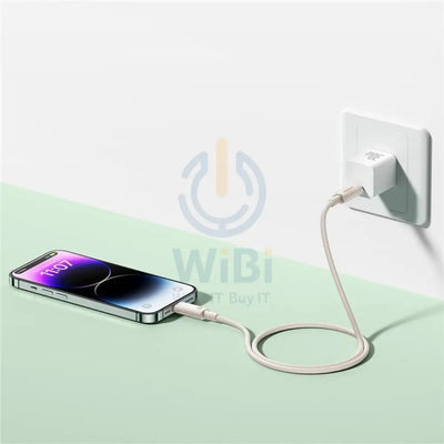 باسيوس Habitat الإصدار سريع Charging يو اس بي إلى لايتننج كابل - 1M / Wheat اللون الوردي اكسسوارات > كبلات & محولات >