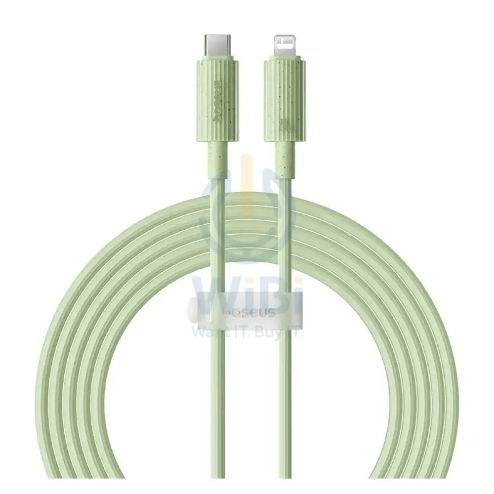 Baseus Habitat Series Fast Charging USB-C to Lightning Cable - 2M / Natural Green Accessories > Cables & Converters >