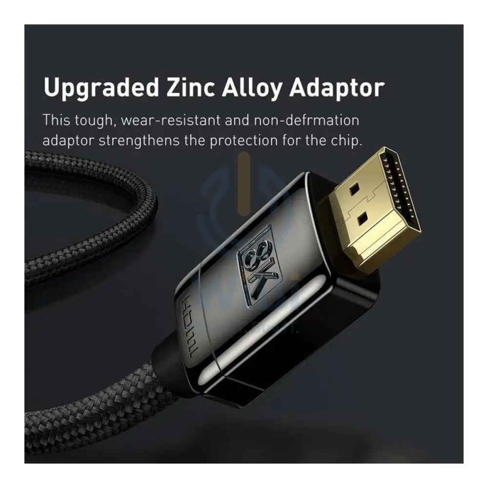 Baseus High Definition HDMI 8K to HDMI 8K Cable - 3 Meters / Black