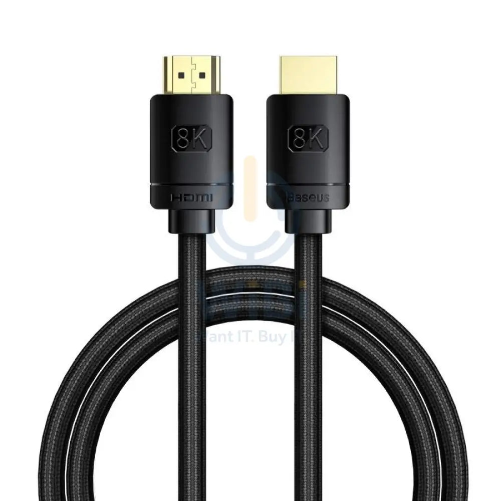 Baseus High Definition Series HDMI 8K to HDMI 8K Adapter Cable - 1.5m / Black Accessories > Cables & Converters > Cables