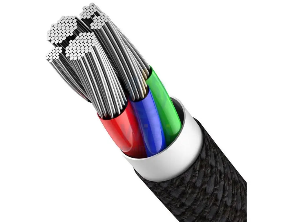 Baseus High Density Braided Fast Charging Data Cable - Type-C / 100W / 2 Meter / Black Accessories > Cables &