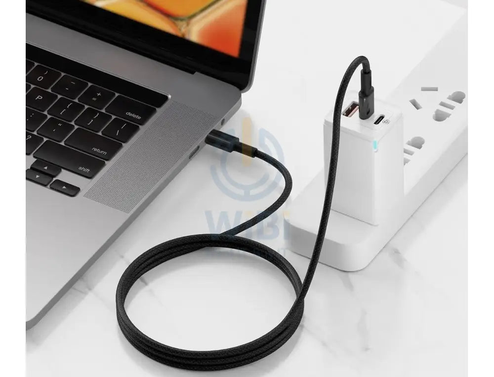 Baseus High Density Braided Fast Charging Data Cable - Type-C / 100W / 2 Meter / Black Accessories > Cables &