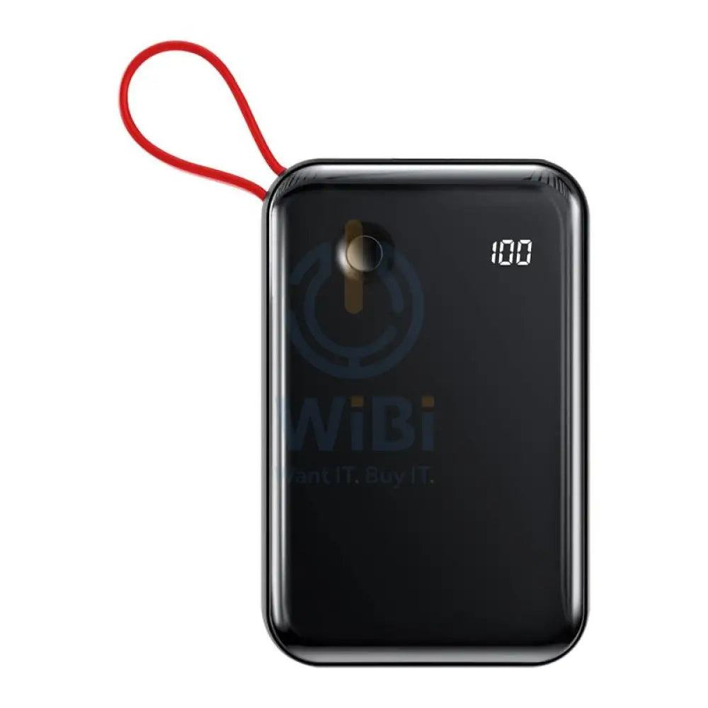 Baseus Mini S Digital Display Power Bank - 10000mAh / 3A / Black Accessories > Power Bank
