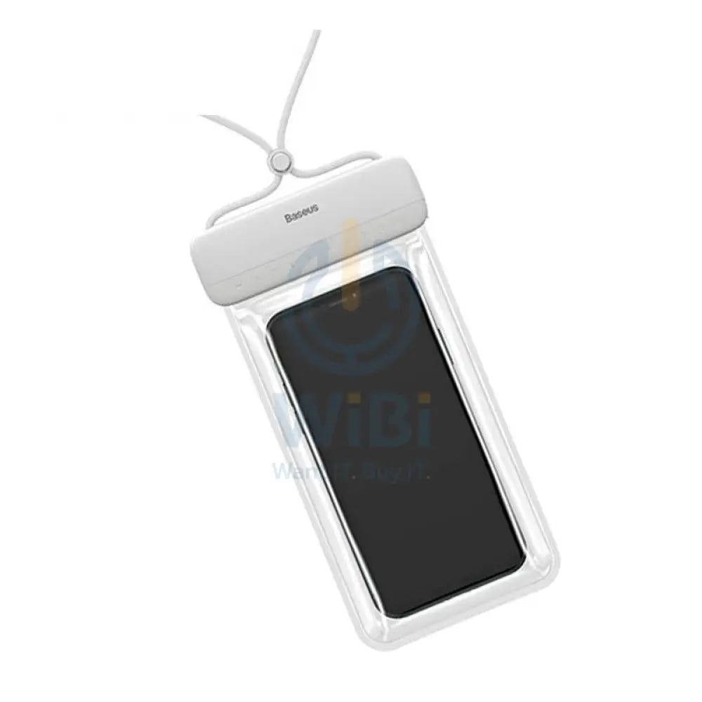 Baseus Mobile Phone Waterproof Bag - 7.2 inches / White