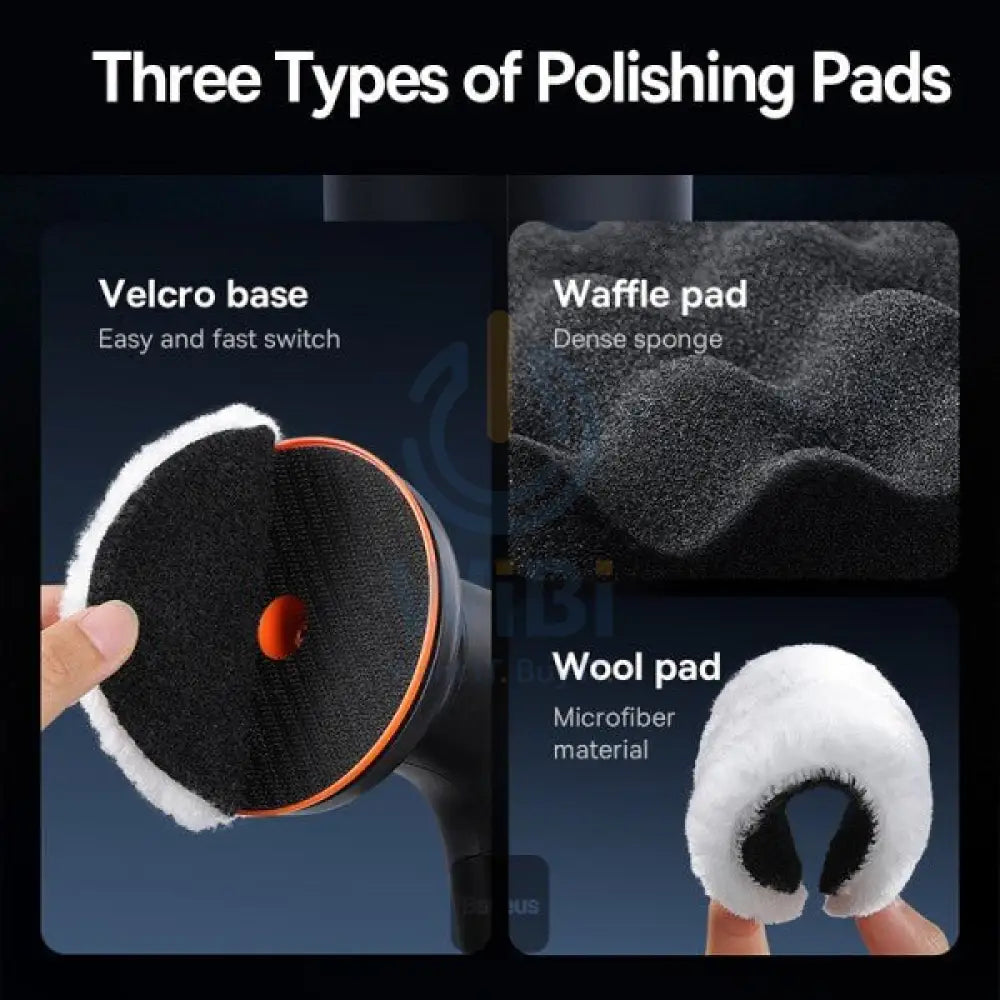 Baseus NEOPower Mini Car Waxer Lite Polishing Machine Accessories > Smart Devices