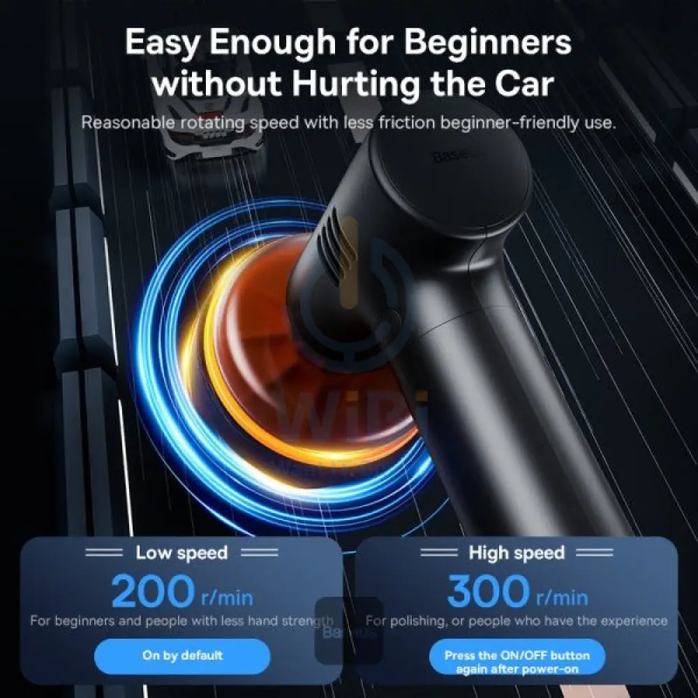 Baseus NEOPower Mini Car Waxer Lite Polishing Machine Accessories > Smart Devices
