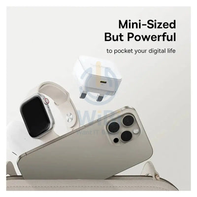 Baseus Palm Fast Charger - 20W / Moon White Accessories > Power Adapters