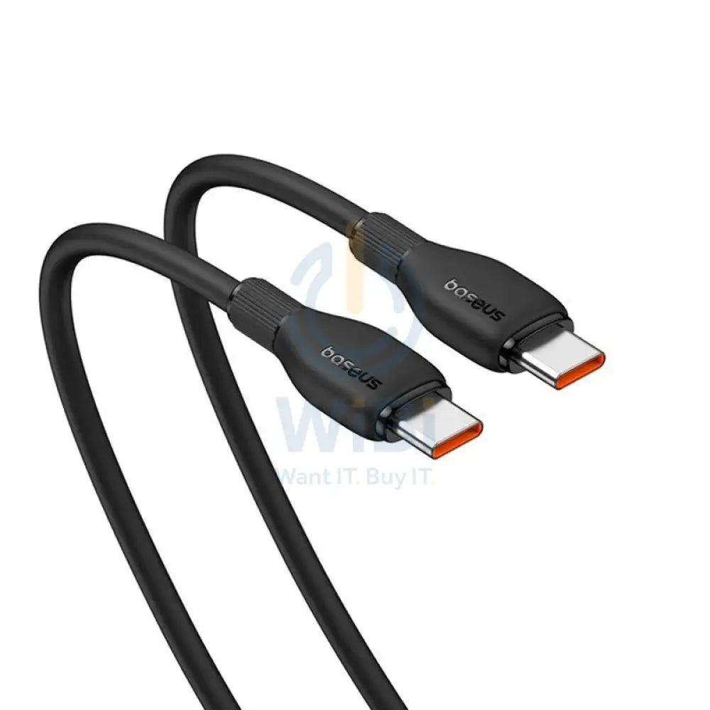 Baseus Pudding Series Fast Charging USB-C to USB-C Cable - 2M / Cluster Black Accessories > Cables & Converters > Cables