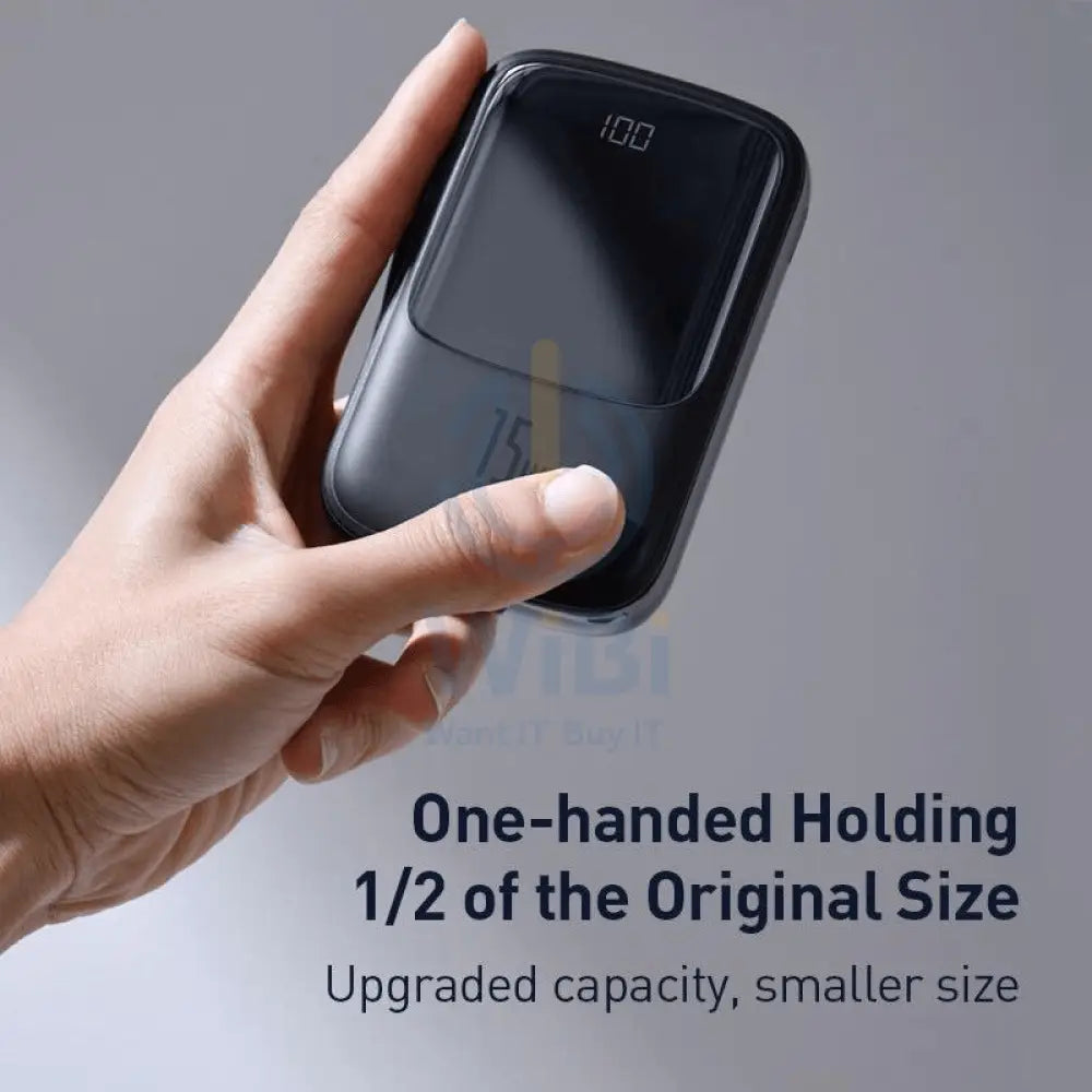 Baseus Q pow Digital Display - 10000 mAh / Black