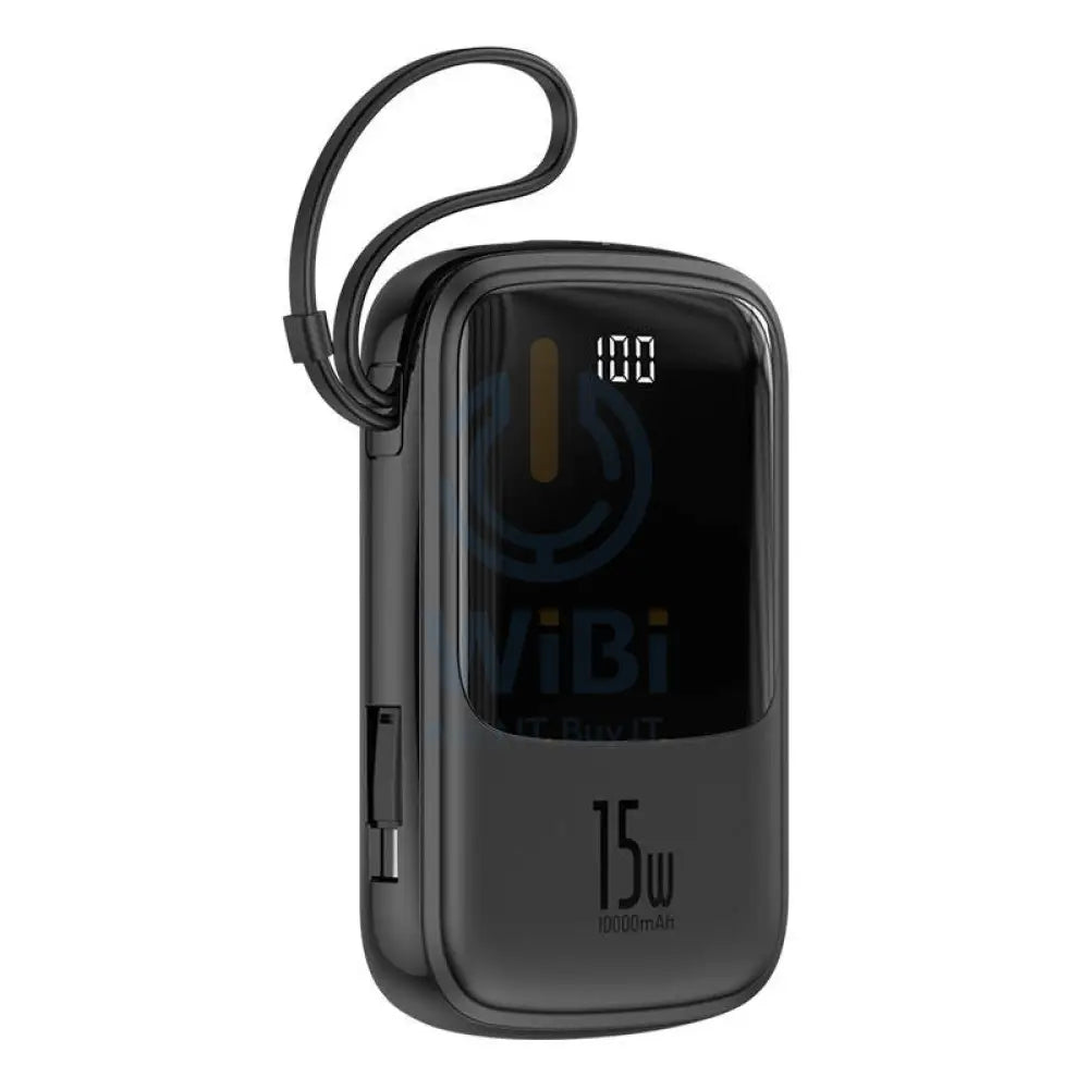 Baseus Q pow Digital Display - 10000 mAh / Black