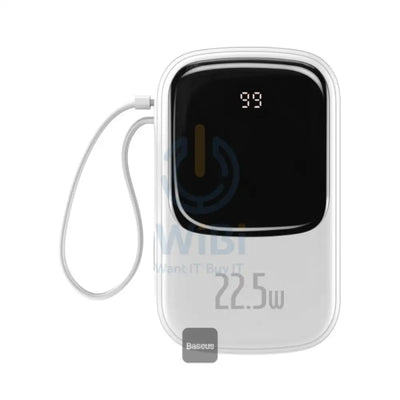 Baseus Qpow Digital Display quick charging power bank - 20,000mAh / 22.5W / Type-C - White Accessories > Power Bank