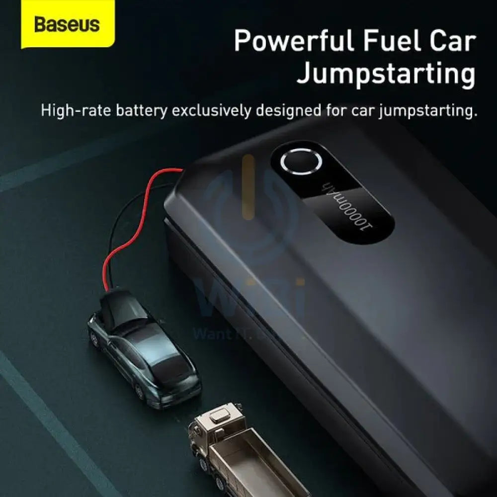 Baseus Super Energy Air Car Jump Starter 10000mAh Peak current 1000A - Black Accessories > Power Adapters