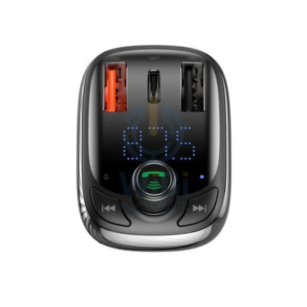 باسيوس تي على شكل حرف T S-13 بلوتوث MP3 سيارة شاحن - أسود اكسسوارات > طاقة محولات