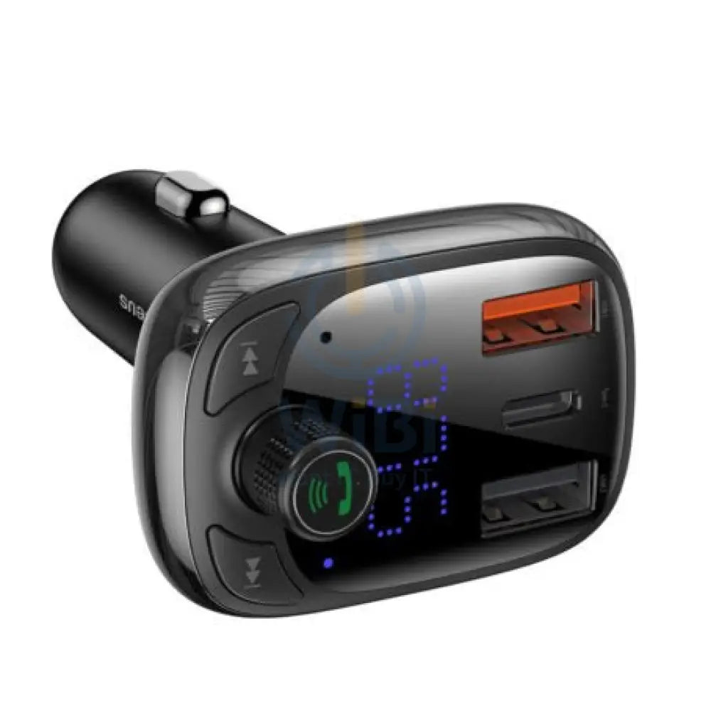باسيوس تي على شكل حرف T S-13 بلوتوث MP3 سيارة شاحن - أسود اكسسوارات > طاقة محولات