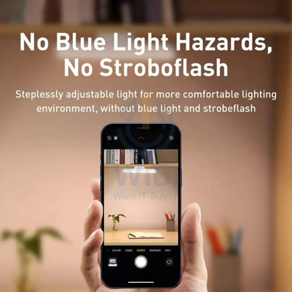 Baseus USB Rechargeable Magnetic Bedside Lamp - White Accessories > Smart Devices