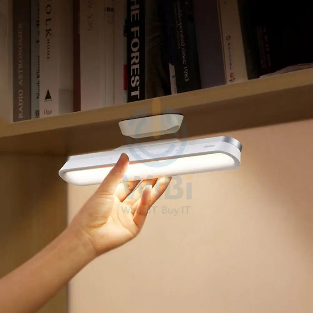 Baseus USB Rechargeable Magnetic Bedside Lamp - White Accessories > Smart Devices