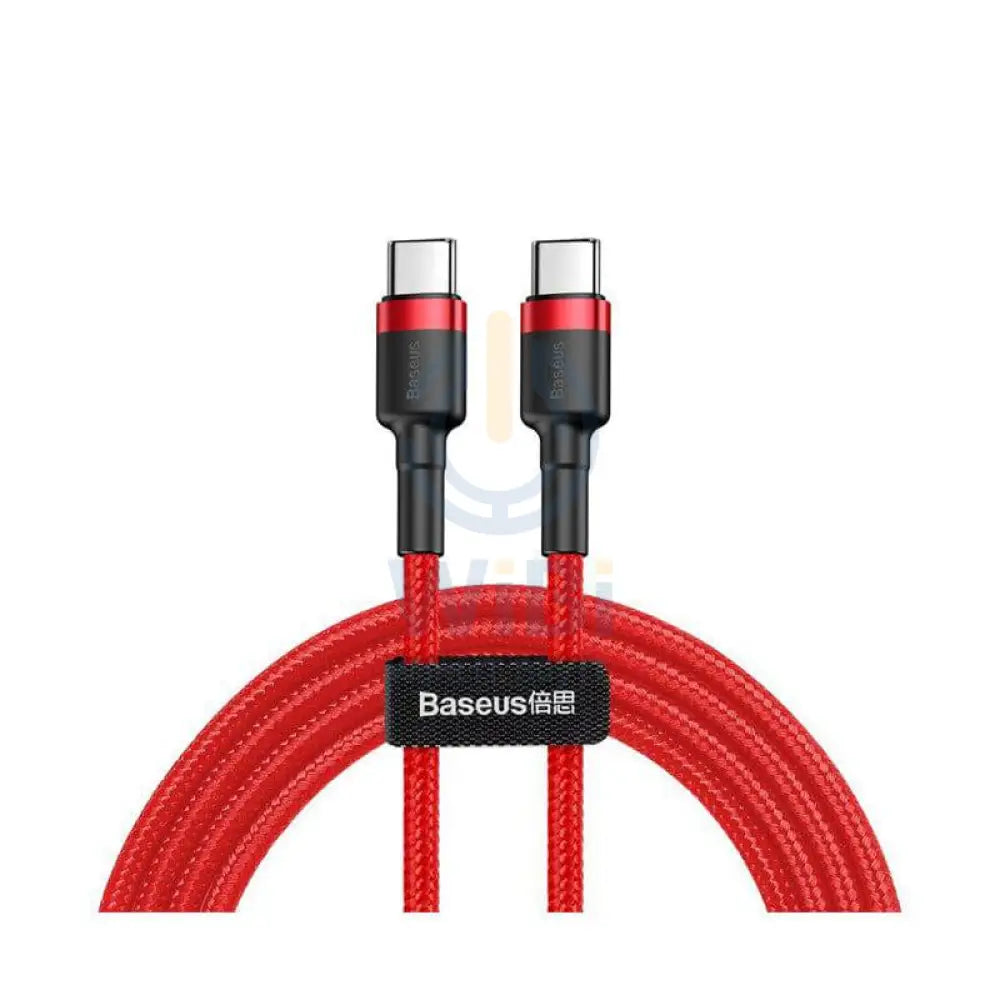Baseus USB Type C To Type C Cable - 1 Meter / Red