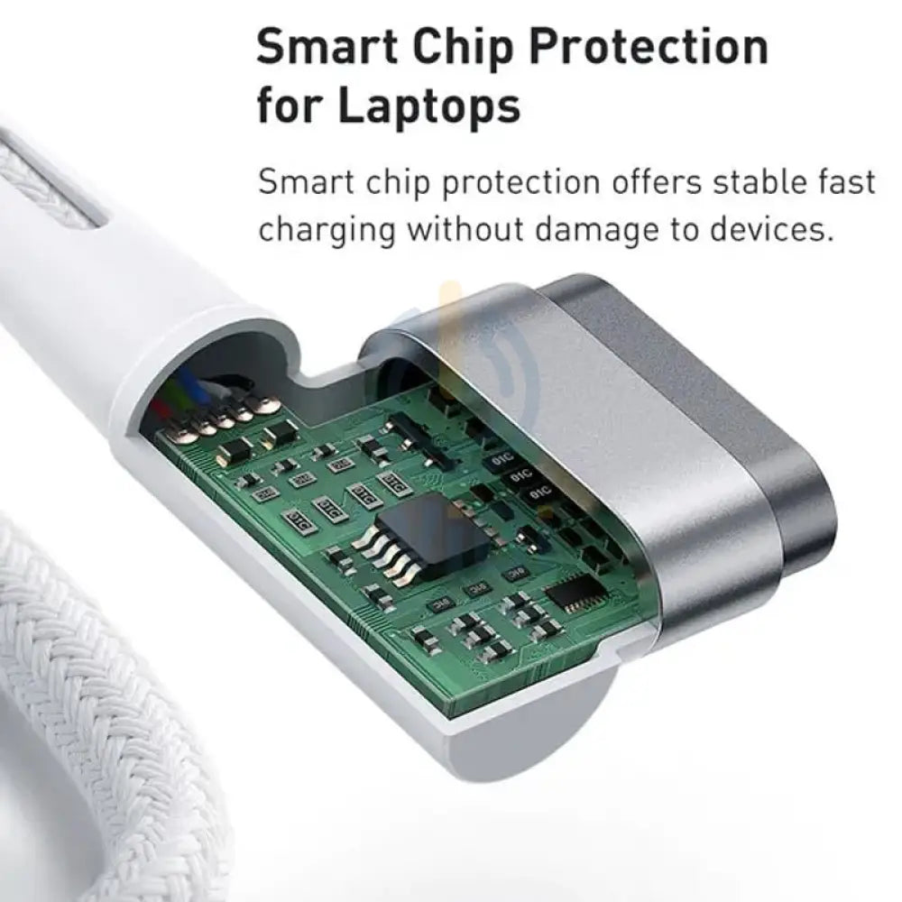 كابل بيسوس منفذ USB من النوع C إلى Lightning - 60 وات / 2 متر / أبيض
