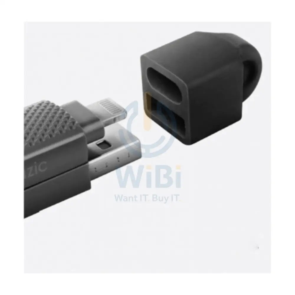 BAZIC Go Charge Alucable 4 in 1 Input Cable 1M / USB C / USB A / Lightning / Black Accessories > Cables & Converters >