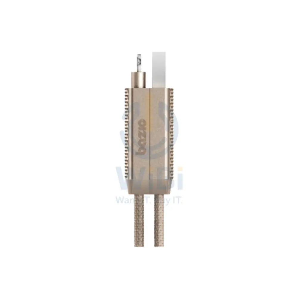 BAZIC Go Charge Alucable 4 in 1 Input Cable 1M / USB C / USB A / Lightning / Gold Accessories > Cables & Converters >