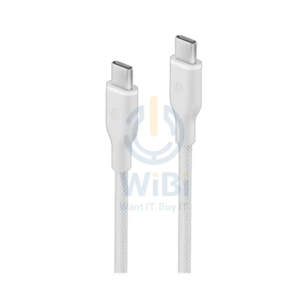 BAZIC GoCharge Weave USB C to USB C Cable 1.5M / White Accessories > Cables & Converters > Cables