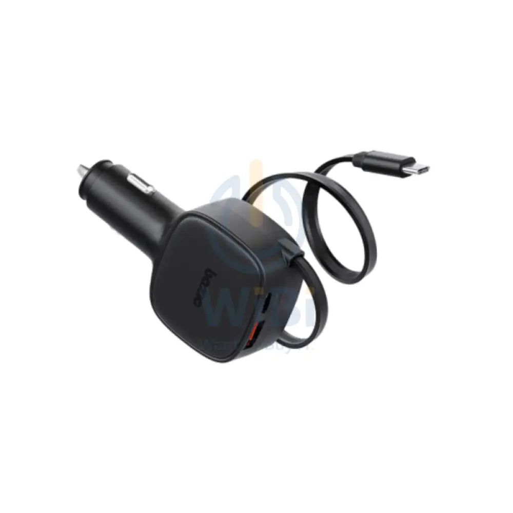BAZIC GoDrive Loop 84 Retractable Cable 75CM / 84W / USB C / USB A / Black Accessories > Mobiles & Tablets > Mobiles >