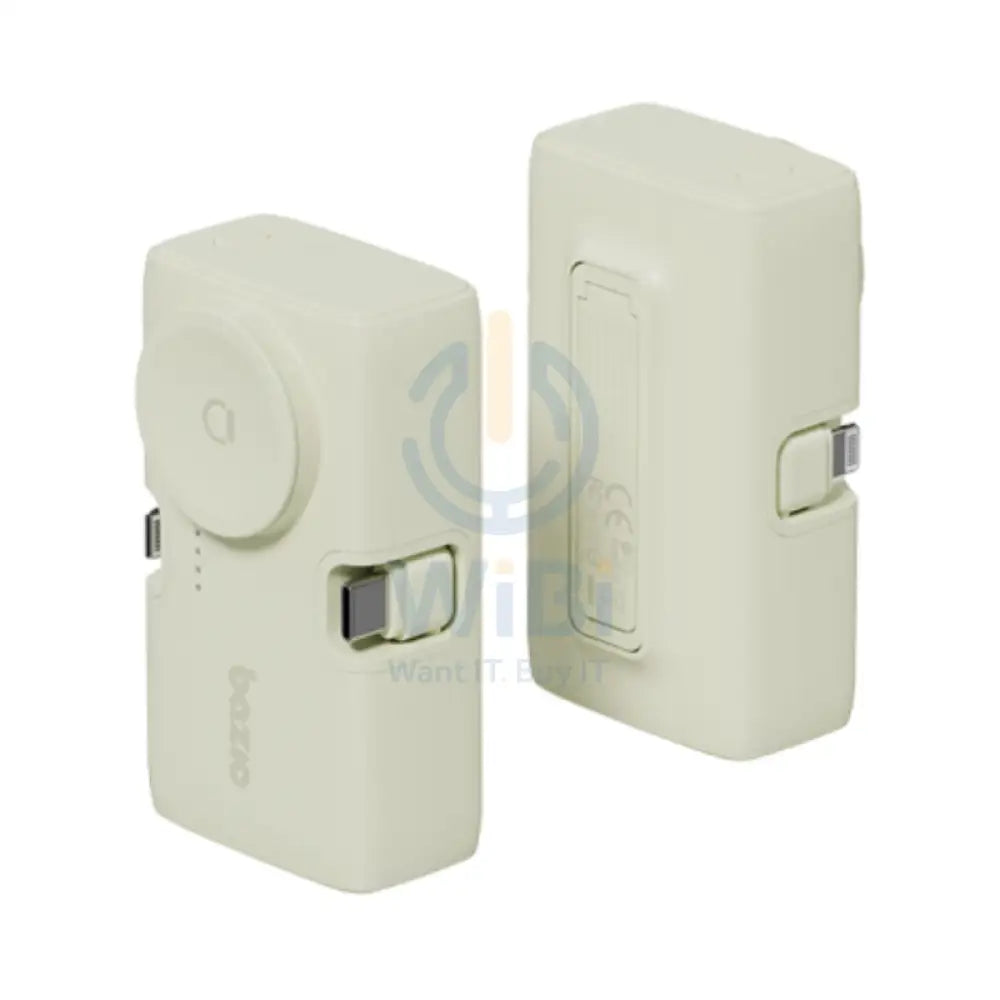BAZIC GoPower Koda 2 in 1 Power Bank - 5000mAh / USB-C / Lightning / Pistachio Accessories > Power Bank