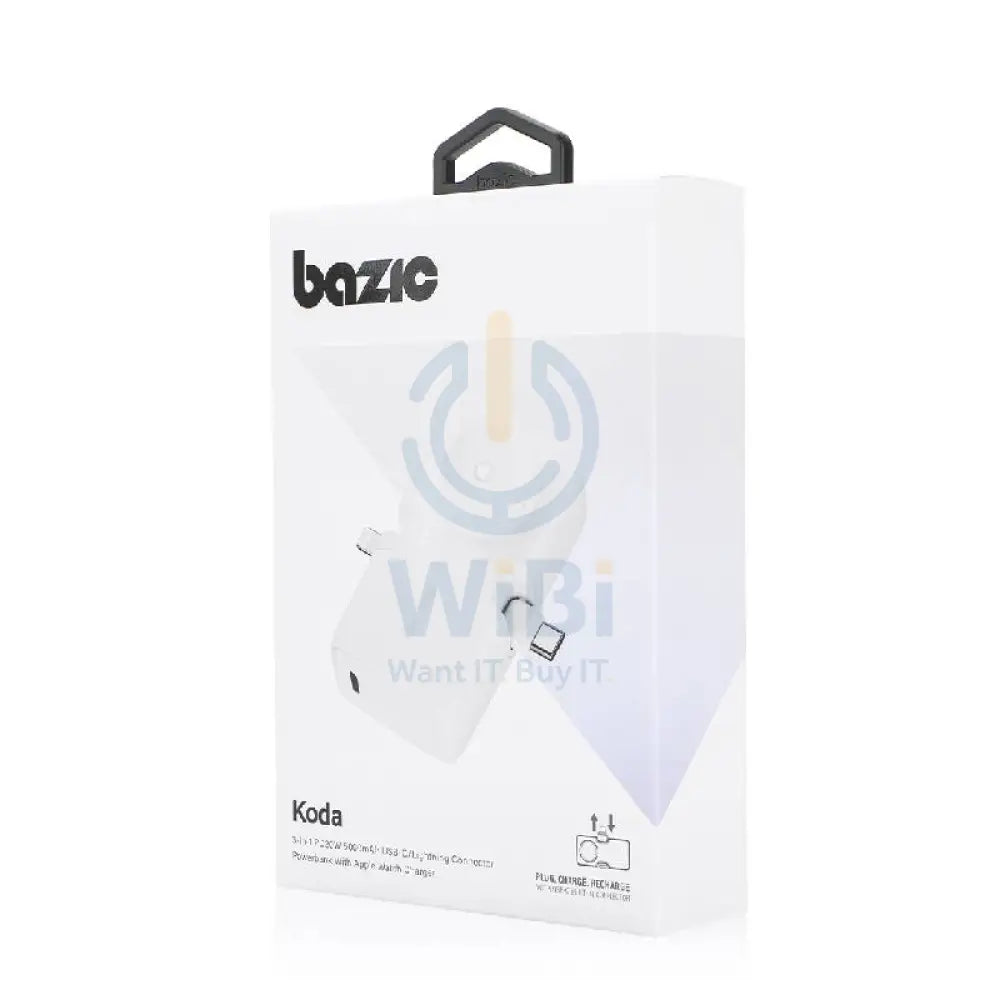 BAZIC GoPower Koda 2 in 1 Power Bank - 5000mAh / USB-C / Lightning / Vanilla Accessories > Power Bank