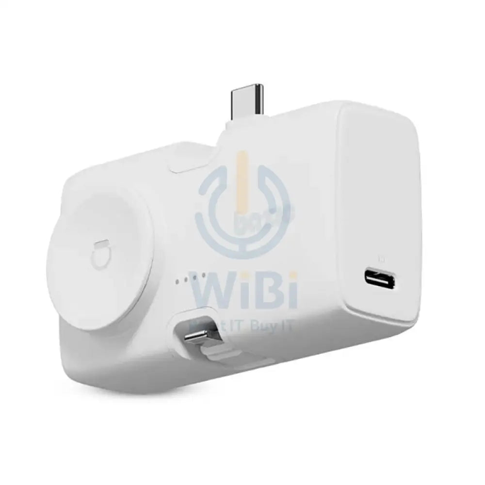 BAZIC GoPower Koda 2 in 1 Power Bank - 5000mAh / USB-C / Lightning / Vanilla Accessories > Power Bank