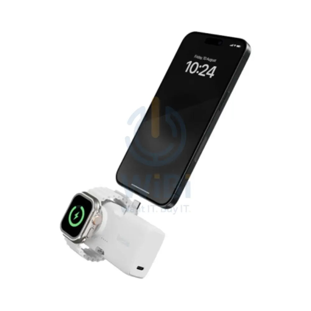BAZIC GoPower Koda 2 in 1 Power Bank - 5000mAh / USB-C / Lightning / Vanilla Accessories > Power Bank