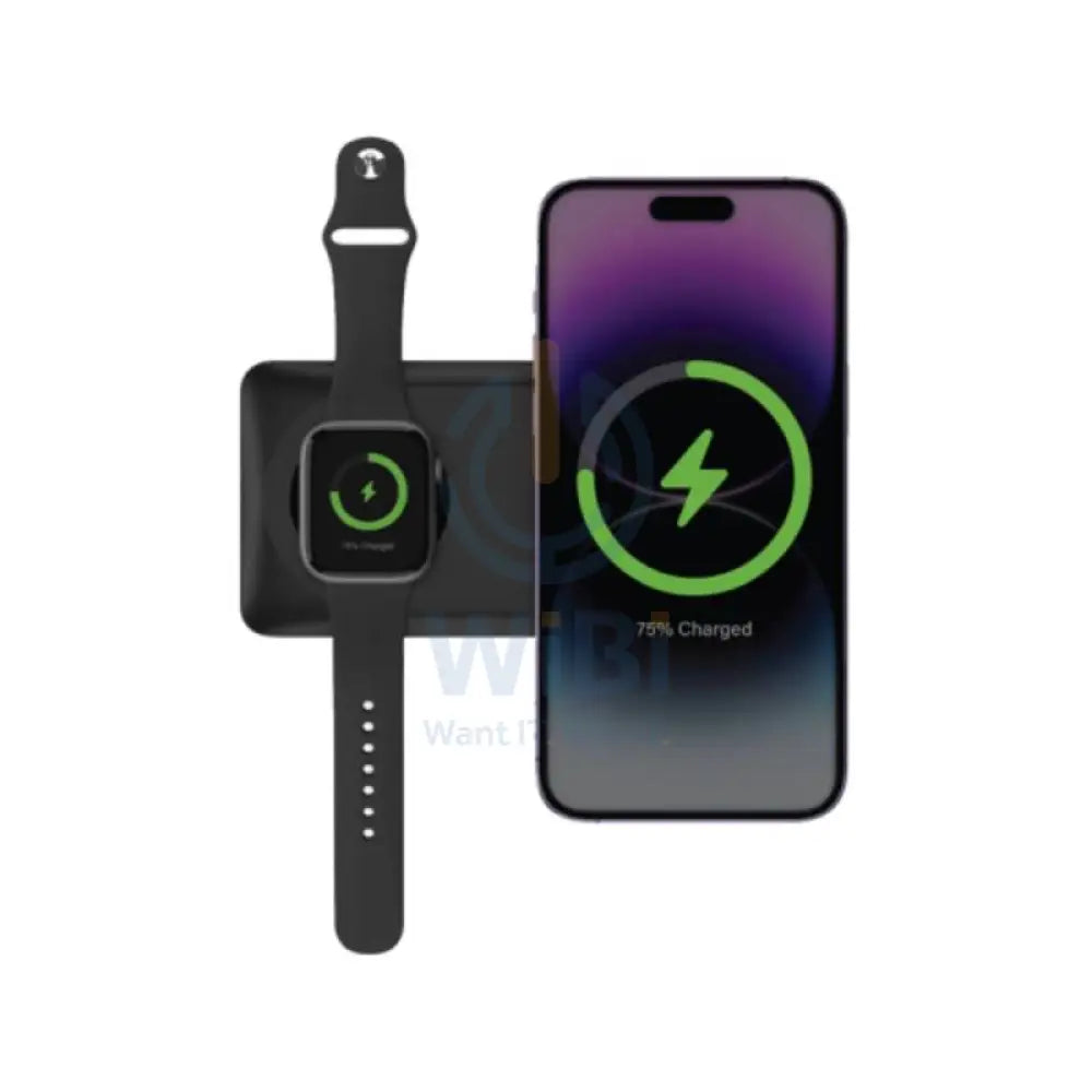 BAZIC GoPower Mag Wireless Power Bank - 10000mAh / USB-C / USB-A / Black Accessories > Power Bank