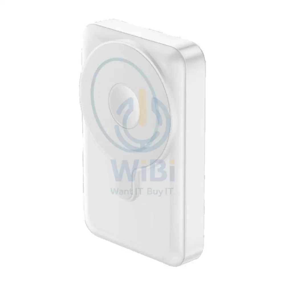 BAZIC GoPower Magsafe Power Bank With Built In Apple Watch Charger 10000mAh / USB C / White Accessories > Power Bank