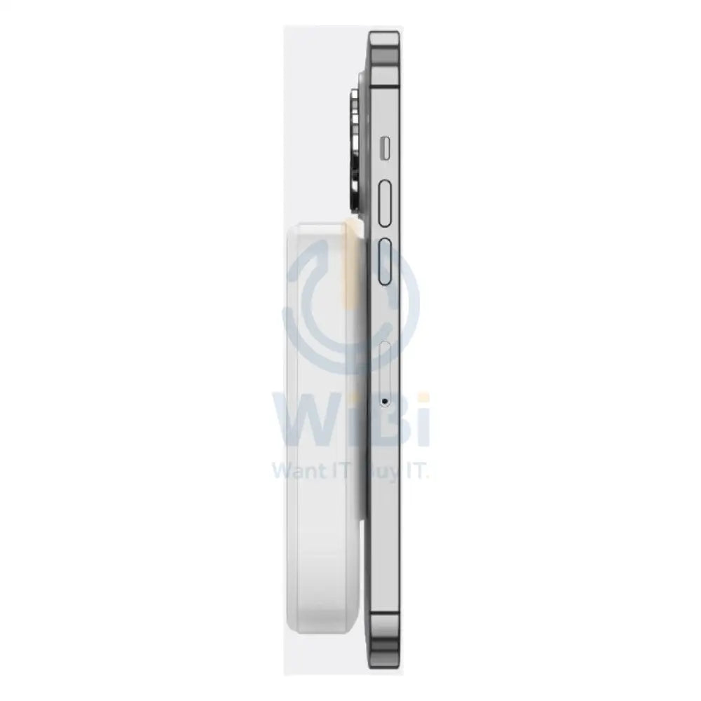 BAZIC GoPower Magsafe Power Bank With Built In Apple Watch Charger 10000mAh / USB C / White Accessories > Power Bank