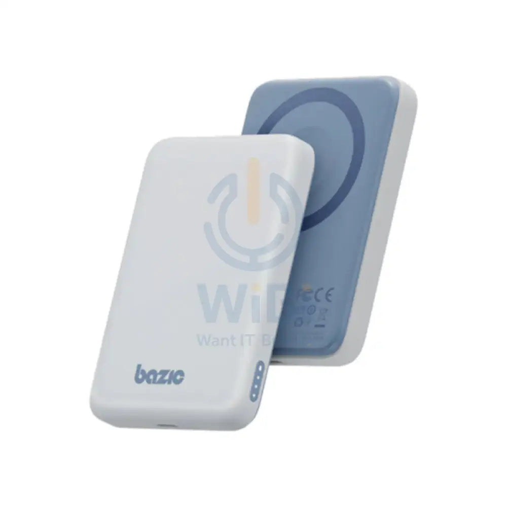 BAZIC GoPower Snap 3-In-1 MagSafe Power Bank With Apple Watch Charger - 5000mAh / USB-C / Vanilla Accessories > Power