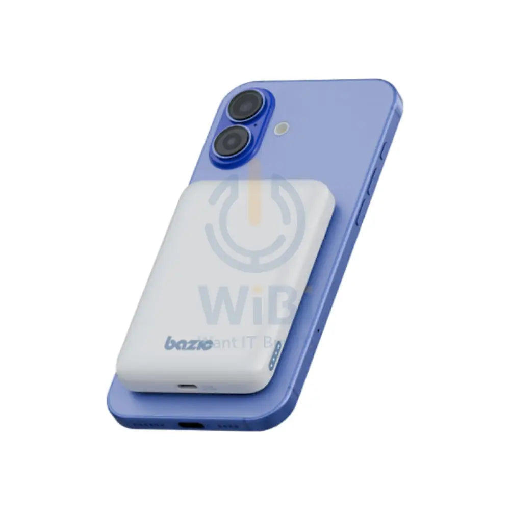 BAZIC GoPower Snap 3-In-1 MagSafe Power Bank With Apple Watch Charger - 5000mAh / USB-C / Vanilla Accessories > Power