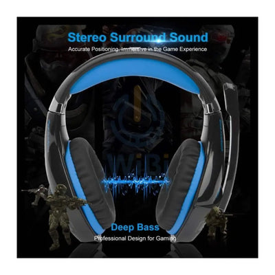 Beexcellent GM-5 Stereo Gaming Headset - Blue Accessories > Audio > Headphones > Gaming Zone