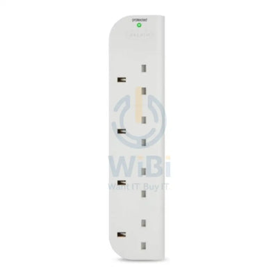 Belkin 4 Way Surge Protection Strip - 1 Meter / White Accessories > Power > Power Protection > Surge Protector