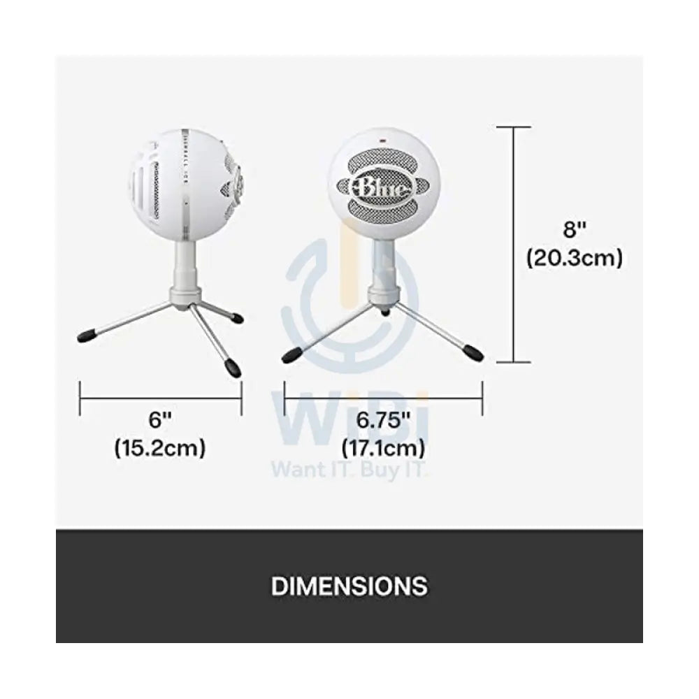 Blue Snowball iCE USB Microphone - USB / White