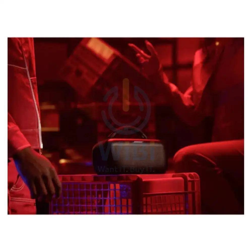 مكبر الصوت BOSE SoundLink ماكس المحمولة - 1 جيجا هرتز / بلوتوث / تايب-سي AUX - أسود اكسسوارات الصوت > سماعات