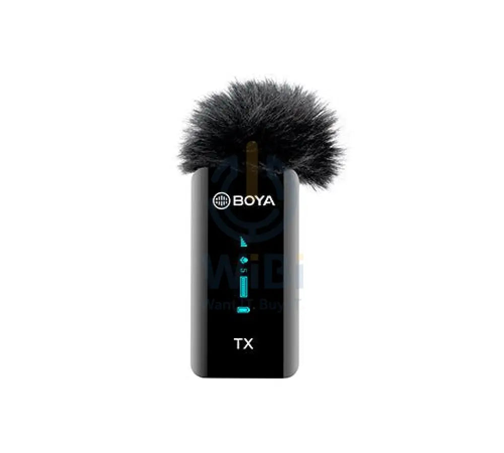 BOYA 2.4GHz Wireless Microphone for mobile device like smartphone PC tablet (1transmitter + 1receiver with Lightning