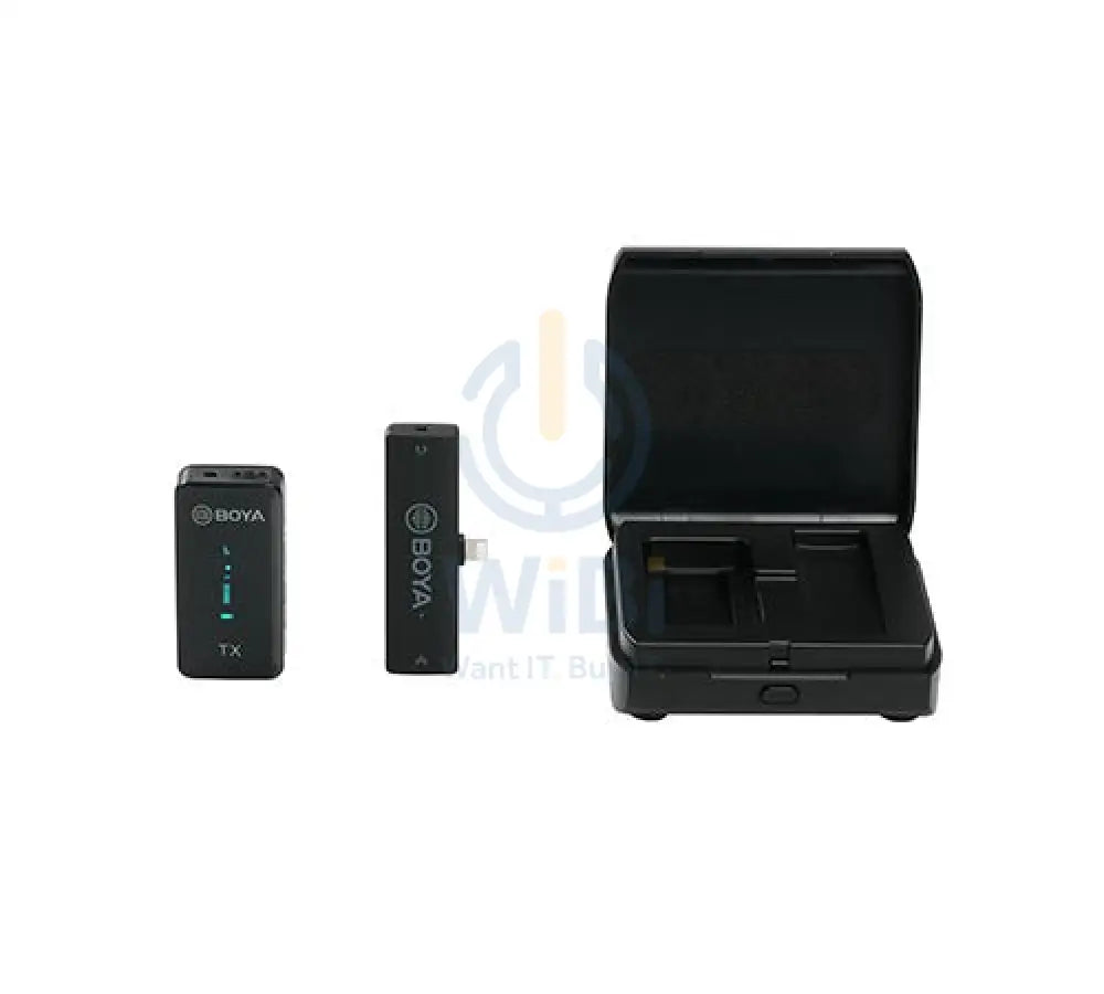 BOYA 2.4GHz Wireless Microphone for mobile device like smartphone PC tablet (1transmitter + 1receiver with Lightning