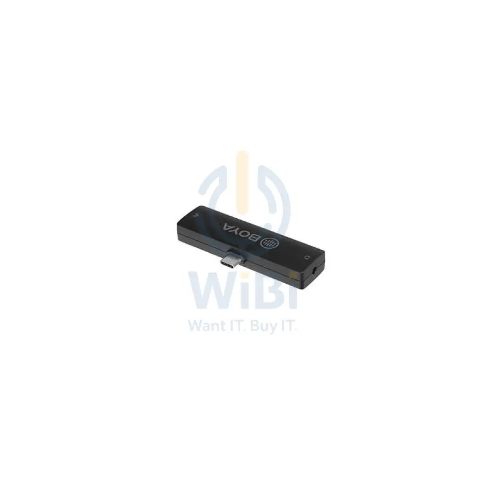 BOYA 2.4GHz Wireless Microphone for mobile device like smartphone PC tablet (1transmitter + 1receiver with Type-C jack)