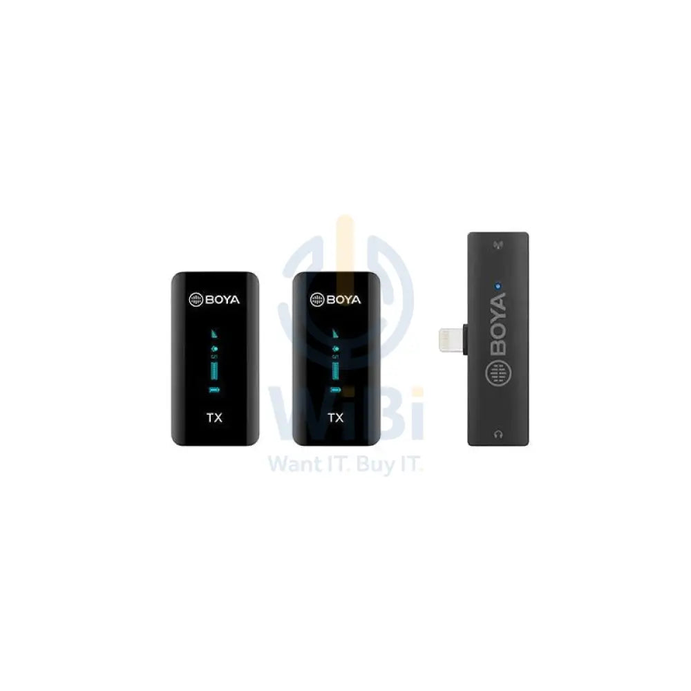 BOYA 2.4GHz Wireless Microphone for mobile device like smartphone PC tablet - Black Accessories > Audio > Microphone >